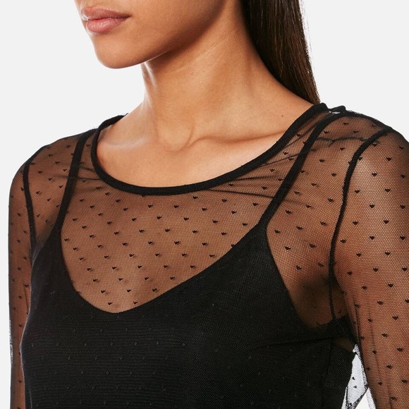 MINKPINK Women's Barroco Spotty Mesh Playsuit - Picture 5 of 9